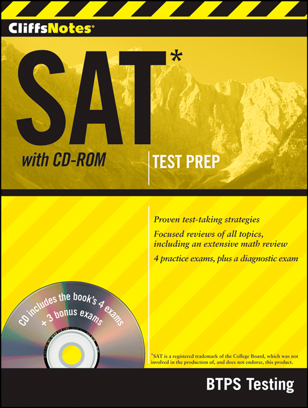 CliffsNotes SAT with CD-ROM