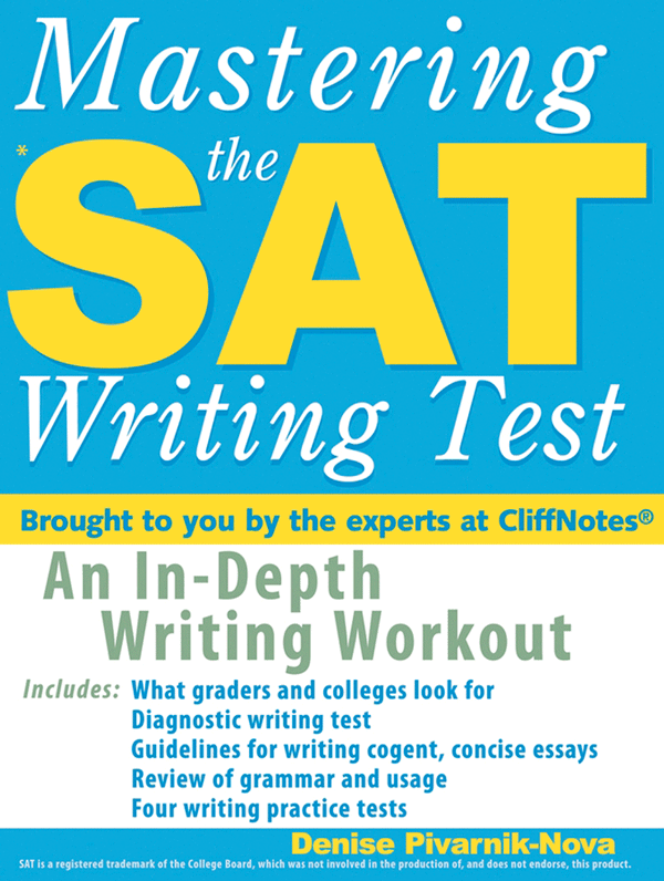 Mastering the SAT Writing Test